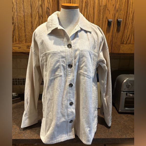 Matty M Off-White Utility Jacket